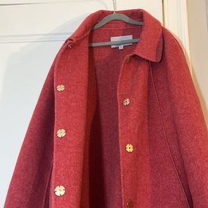 Rose Wool Blend Coat